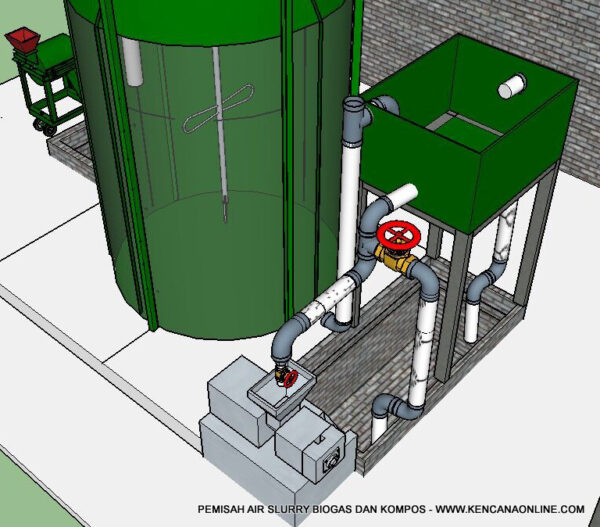 Pemisah Air Slurry Kompos dari Biodigester (7)
